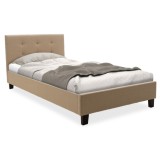 Cumpara ieftin Pat 1 persoana 100x200 cm Mago 9914 Bej