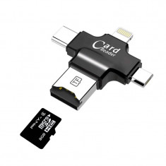 Card Reader S 4 in 1 Usb 3.0 Compatibil cu iPhone foto