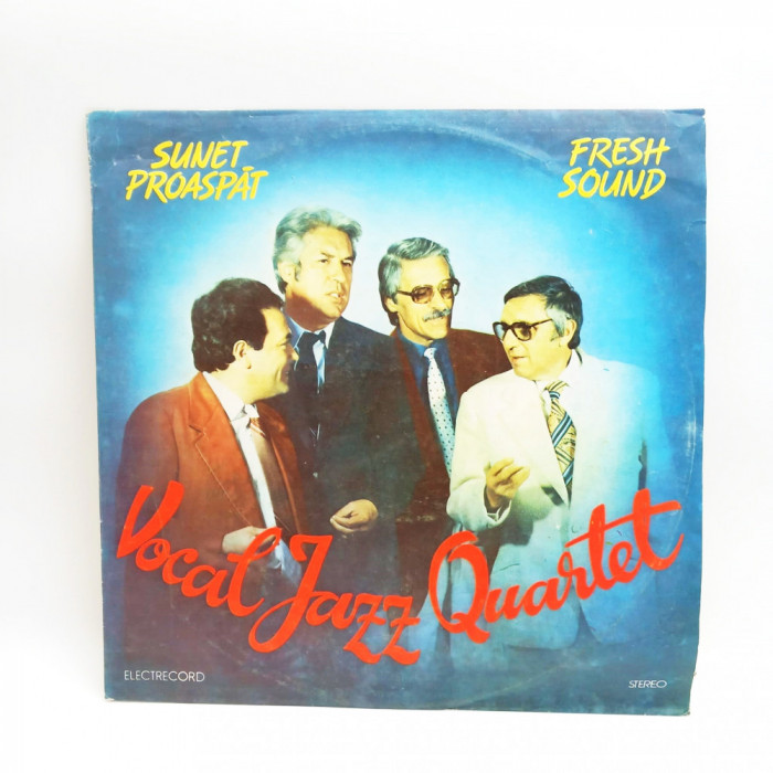 VOCAL JAZZ QUARTET Sunet Proaspat _ Electrecord, Romania, 1990 _ NM / VG+