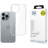Husa de protectie 3mk Clear Case pentru iPhone 16 Pro Transparent