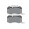 Placute frana Mercedes Cls (C219) 10.04-02.11, Clasa E (W211) 03.02-03.09, Clasa E T-Model (S211) 02.03-07.09, Clasa S (W221) 09.05-12.13, Clasa S Co