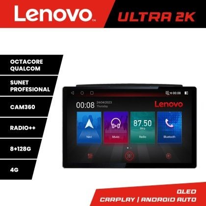 Navigatie Ford Fiesta MK5 2002-2008, Ecran 2K QLED 13&quot;,Octacore,8Gb RAM,128Gb Hdd,4G,360,DSP,Carplay,Bluetooth CarStore Technology
