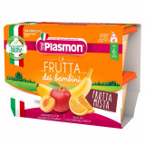 Piure din caise si banane 6 luni+, 4 x 100g, Plasmon