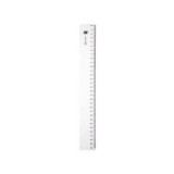 Rigla din plastic transparent, 20cm, ALCO