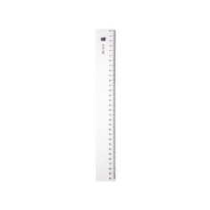 Rigla din plastic transparent, 20cm, ALCO