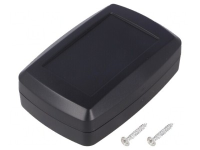 Carcasă universală ABS neagră 69mm x 104mm x 35mm foto