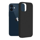 Cumpara ieftin Husa Cover Silicon Mat 3mk pentru iPhone 13 Mini Negru