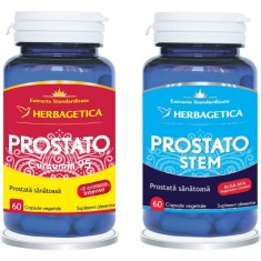 Pachet Prostato Curcumin 95 60cps + Prostato Stem 60cps (50% reducere la al doilea produs)