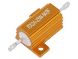 Rezistor bobinat 6,8k&Omega; 25W &plusmn;1% cu radiator pentru lipit