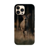 Husa compatibila cu Apple iPhone 14 Plus model Curious deer, Silicon, TPU, Viceversa