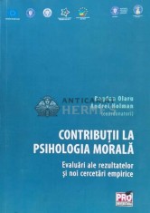 CONTRIBUŢII LA PSIHOLOGIA MORALĂ - 2015 - Bogdan Olaru (T60)