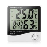Cumpara ieftin Termometru si higrometru digital interior, exterior cu sonda, model HTC 2, baterie inclusa