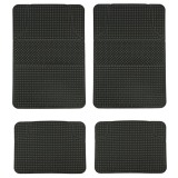Set covorase auto universale California Gran Pree, PVC, ajustabile, negru, 4 bucati, Universal, Lampa