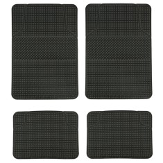 Set covorase auto universale California Gran Pree, PVC, ajustabile, negru, 4 bucati foto