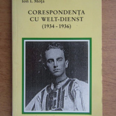 Ion I. Mota - Corespondenta cu Welt-Dienst 1934-1936 legionar legionara Codreanu