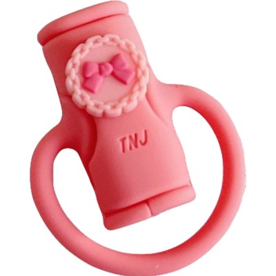 Protectie cablu usb flippy, din silicon, model 5, multicolor foto