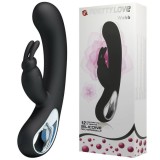 Cumpara ieftin Vibrator Rabbit Webb, Negru, 21 cm