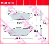 Set placute frana fata-spate TRW MCB861SI - ATV Can Am Outlander - Renegade - Max Turbo - Turbo - X3 450-800-1000cc