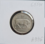 Irlanda 1 shilling 1939 5.43 gr