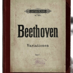 Partitura muzicala Beethoven - Variationen Band I