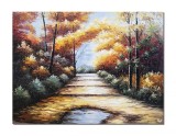 Cumpara ieftin Tablou peisaj din natura, Liniste deplina, 120x90cm ulei pe panza in cutit efect 3D, Valentin Pop