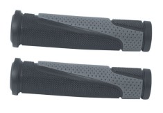Mansoane, CAPER, TPR Forma ergonomica Antialunecare, BiColor (Negru, Gri), 130mm, bicicleta, ARV-006