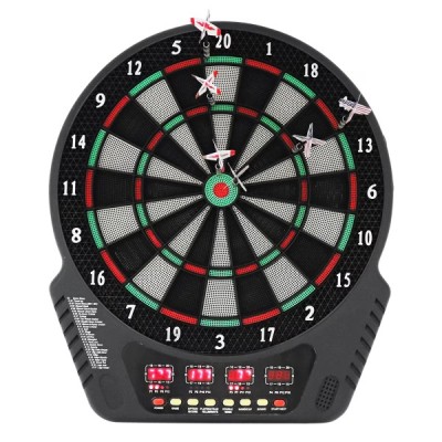 Joc de Darts cu Afisaj Electronic LCD Color 230V 27 Jocuri 16 jucatori 85904 BRP foto