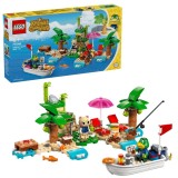 LEGO ANIMAL CROSSING TURUL INSULEI IN BARCA AL LUI KAPP N 77048