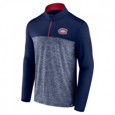 Montreal Canadiens hanorac de bărbați Iconic Defender 1/4 Zip blue - XL