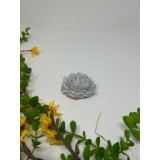 Lumanare parfumata in forma de floare,albastra