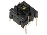 Micro&icirc;ntrerupător TACT SPST-NO cu LED, 0,05A/24VDC, IP67