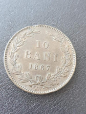 10 bani 1867 WATT foto