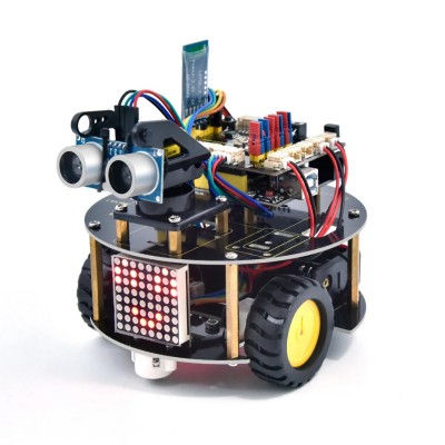 Kit Robot Mașinuță Inteligentă V3, Educație STEM pentru Copii foto