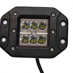 Proiector LED Auto Offroad 18W/12V-24V, 1320 Lumeni, Incastrabil, Spot Beam 8 Grade BTWLE-B1SX-18-SPOT