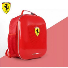 Ghiozdan ferrari design 3d, culoare rosie