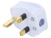 Conector Alimentare AC LIAN DUNG 2P+PE 250V 5A Alb cu Impamantare