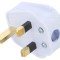 Conector AC 2P+PE 250V 5A, alb