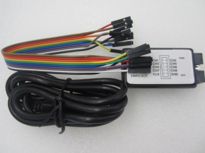 Analizor logic digital 24M 8 canale FPGA pe usb Saleae foto
