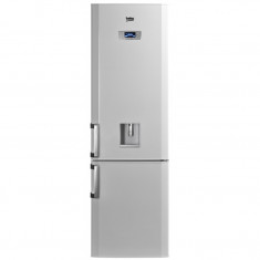 Combina frigorifica Beko DBK386WDR+, capacitate 325 l, clasa A+, dispenser apa, alb foto