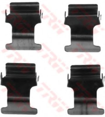 Set accesorii, placute frana MITSUBISHI LANCER Limuzina (CS, CT0) (2000 - 2016) TRW PFK528 foto