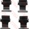 Set accesorii, placute frana MITSUBISHI LANCER Limuzina (CS, CT0) (2000 - 2016) TRW PFK528