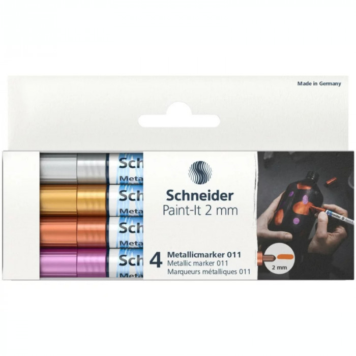 Marker metalic Schneider Paint-It 011 2 mm Set 1