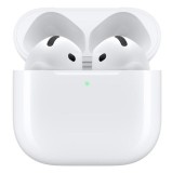 Casti True Wireless Apple AirPods 4 Active Noise Cancellation, Bluetooth 5.3, Autonomie 4.5 - 30 ore, Asistent vocal (Alb)