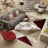 Covor Geometric Sultan 38500A Maro/Rosu Moftx