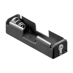 Suport 1x AA R6 cu urechi pentru lipire COMF BH-311-1D