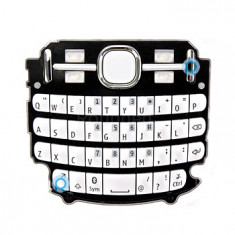 Tastatură QWERTY pentru Nokia 200, 201 Asha Albă