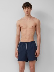 s.Oliver Pantaloni scurti barbati pentru inot cu croiala Regular fit, Bleumarin, S foto