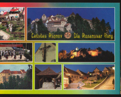 CPI B12384 CARTE POSTALA - CETATEA RASNOV, MOZAIC foto