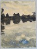 John Newberry &quot;Oxford Canal&quot; acuarela 1963, Peisaje, Impresionism