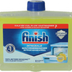 Finish Soluție curățare mașina de spalat vase lemon, 250 ml
